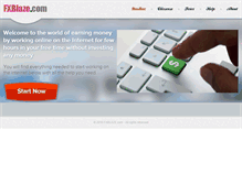 Tablet Screenshot of fxblaze.com